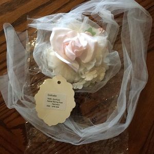 Raining rose fascinator